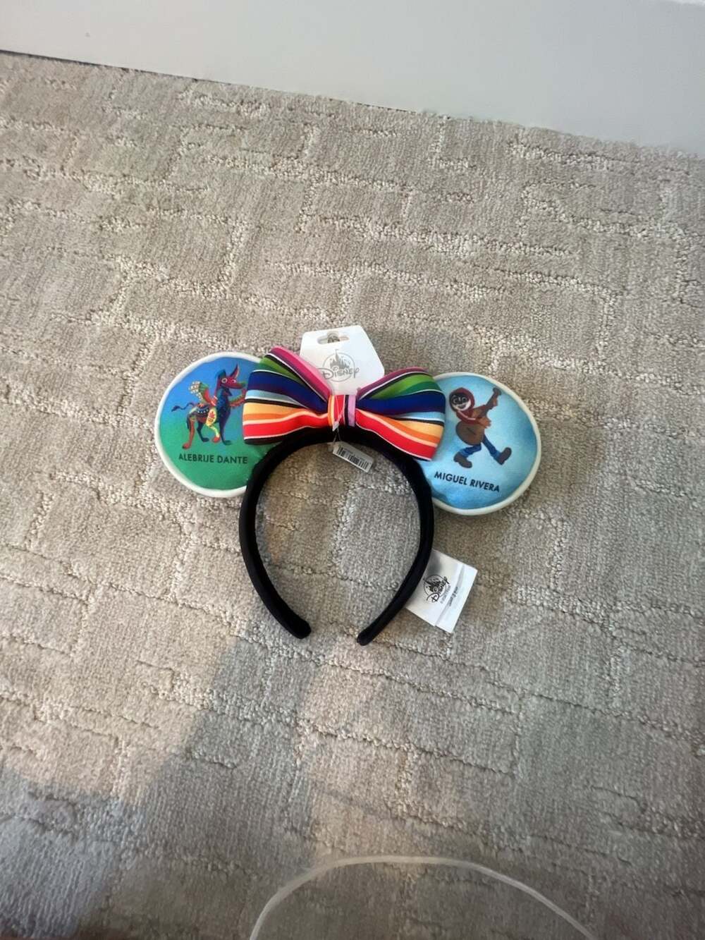 Disney Parks Pixar Coco Miguel Rivera and Alebrije Dante Ear Headband